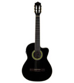 GUITARRA ELECTROACÚSTICA 39'' CON FORRO (NEGRA)