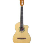 GUITARRA ELECTROACÚSTICA 39" CON FORRO (NATURAL)