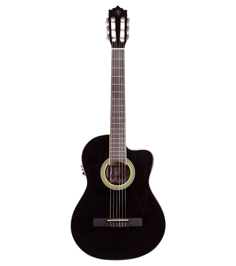 PAL-PC14CEQ-WR GUITARRA ELECTRO ACUSTICA 39'' CON FORRO (ROJO VINO) - Imagen 1