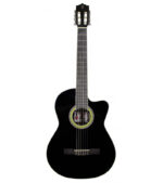 GUITARRA ELECTRO ACUSTICA 39'' CON FORRO (ROJO VINO)