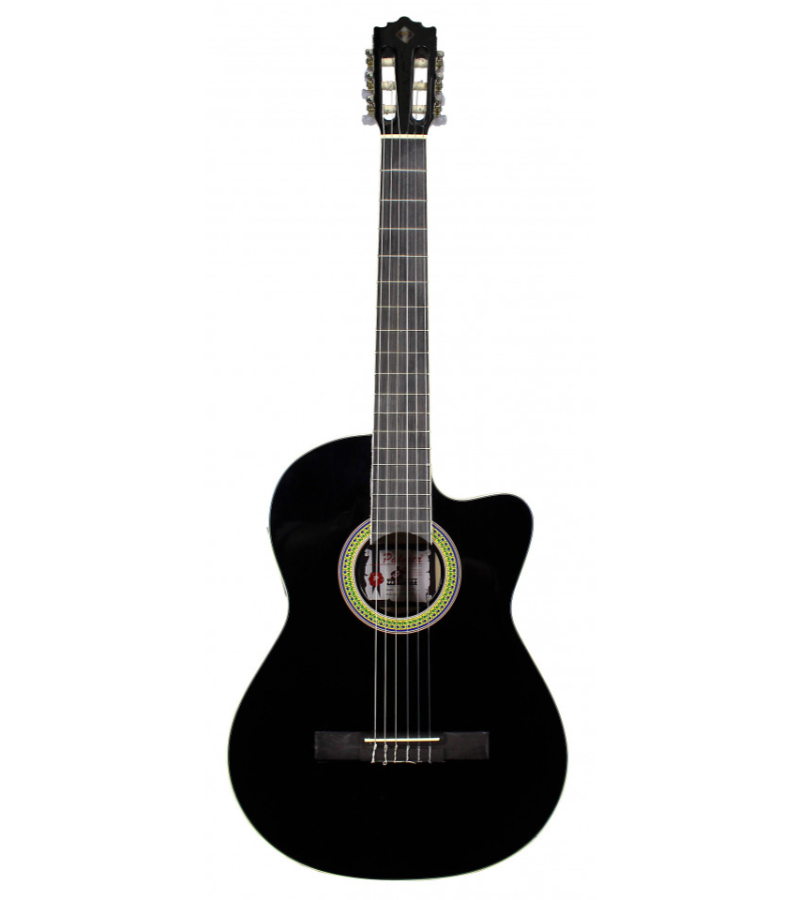 PAL-PC14CEQ-WR GUITARRA ELECTRO ACUSTICA 39'' CON FORRO (ROJO VINO) - Imagen 1