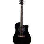 GUITARRA ELECTROACÚSTICA 41" CON FORRO (NEGRO)