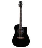 GUITARRA ELECTROACÚSTICA 41" CON FORRO (NEGRO)
