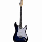 GUITARRA ELÉCTRICA CON FORRO (AZUL)