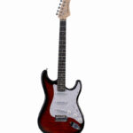 GUITARRA ELÉCTRICA DELUXE CON FORRO (SUNBURST)