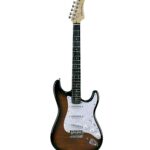 GUITARRA ELÉCTRICA DELUXE CON FORRO (SUNBURST)