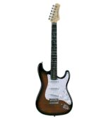 GUITARRA ELÉCTRICA DELUXE CON FORRO (SUNBURST)