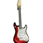 GUITARRA ELECTRICA DELUXE CON FORRO (ROJO)
