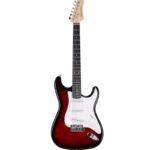 GUITARRA ELECTRICA DELUXE CON FORRO (ROJO)