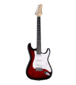 GUITARRA ELECTRICA DELUXE CON FORRO (ROJO)