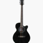 GUITARRA ELECTROACÚSTICA 39" CON FORRO (NEGRO)