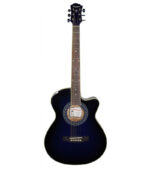 GUITARRA ELECTRO ACUSTICA CON FORRO (AZUL)