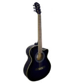 GUITARRA ELECTRO ACUSTICA CON FORRO (AZUL) - Imagen 2