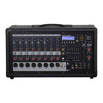 AMPLIFICADOR DE AUDIO 1000W 8 CANALES CON USB, MIXER