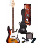 COMBO DE BAJO ELECTRICO 4to CON AMPLIFICADOR Y ACCESORIOS (SUNBURST)