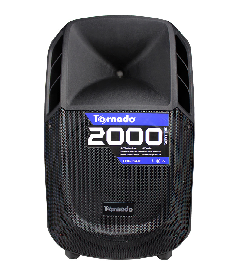 TOR-TP16-15A7 COLUMNA AMPLIFICADA 15" CON USB, SD, MP3, FM, BT - Imagen 1