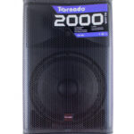 COLUMNA AMPLIFICADA 12" RECARGABLE CON USB,MP3,BT + 2 MICROFONOS INALAMBRICOS