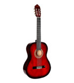 GUITARRA CLASICA 39" CON FORRO (ROJA) - Imagen 2