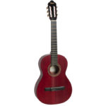 GUITARRA CLASICA 39" CON FORRO (ROJO VINO)
