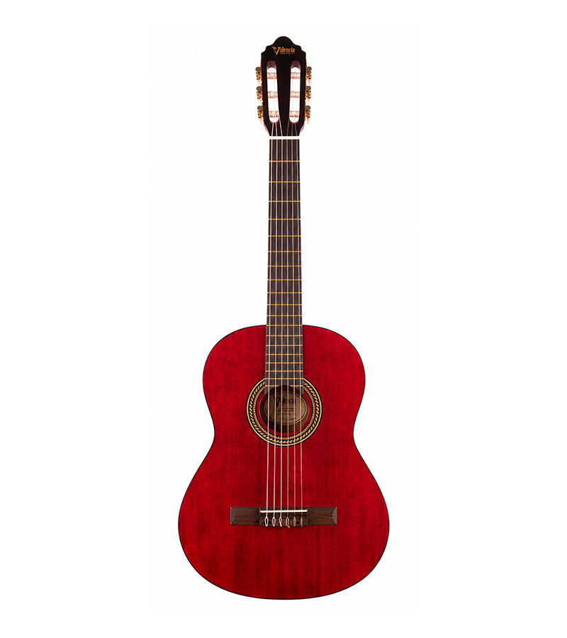 V-VC204T-WR GUITARRA CLASICA 39" CON FORRO (ROJO VINO) - Imagen 1