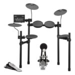 BATERIA ELECTRONICA CON ADAPTADOR PA-3 Y PEDAL DE BOMBO