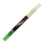BAQUETAS 5A PUNTA DE MADERA (NATURAL,VERDE DIP)