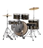 BATERIA ACUSTICA COMET CON CYMBAL Y SILLA (AZUL MARMOL) - Imagen 2
