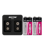CARGADOR DE BATERIA 9V CON BATERIAS 800MAH - Imagen 3