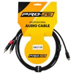 CABLE TIPO C A 2  RCA  6FT (1.83M)