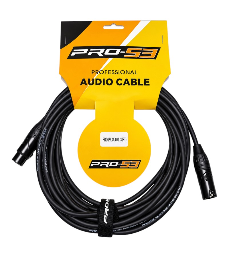 PRO53-8 CABLE PARA MICROFONO CANON A CANON 30FT - Imagen 1
